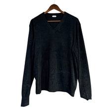 画像をギャラリービューアに読み込む, PURLAM プラム 25AW chenille yarn v-neck knit L/S PO Vネックプルオーバーニット PU325-MPO06 3 ブラック 15329
