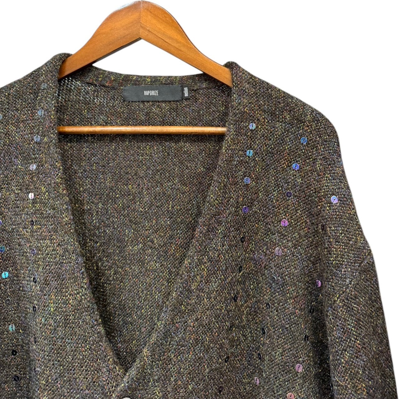 Vaporize ヴェイパライズ 22AW Spancole Cardigan スパンコール 