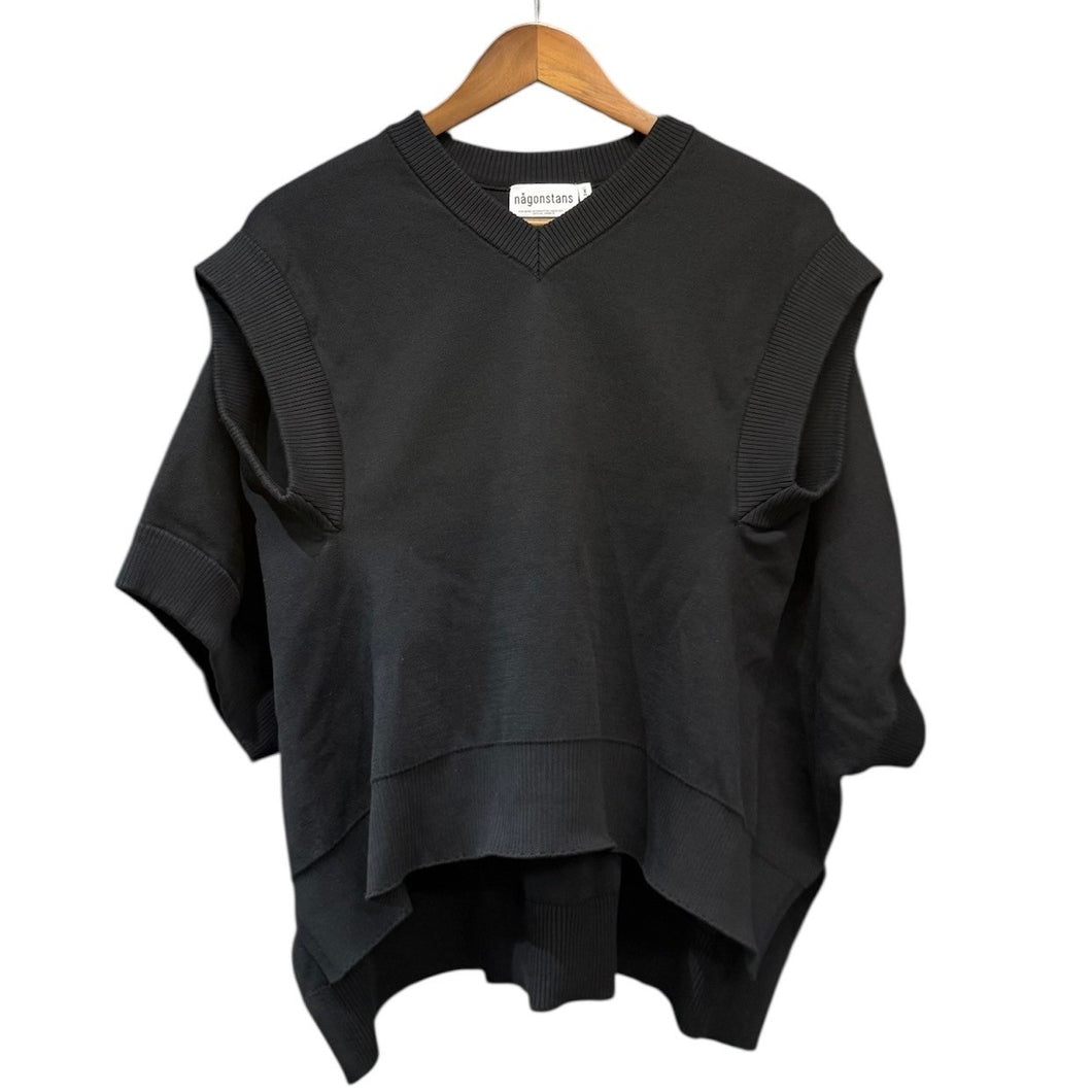 nagonstans ナゴンスタンス 25SS 2Way Cropped Vest クロップドベスト 470IS770-0491 M ブラック 14790