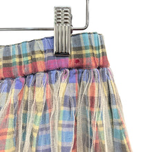Load image into Gallery viewer, COMME des GARCONS コムデギャルソン 90's チュールレイヤードチェックデザインイージースカート ミックス AD1997 15631
