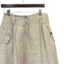 Load image into Gallery viewer, Weekend Max Mara ウィークエンドマックスマーラ ドローストリングコットンリネンスカート 14466
