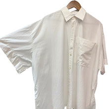 Load image into Gallery viewer, nagonstans ナゴンスタンス 26SS harf-sleeves men’s shirt オーバーサイズ半袖シャツ 470JS130-1081 M ホワイト 15545

