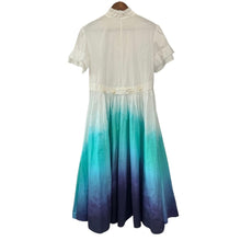 Lade das Bild in den Galerie-Viewer, ha za ma ハザマ 19SS 見えないものを見ようとして見上げた夜空のシャツドレス ホワイト 15440

