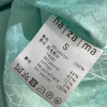 画像をギャラリービューアに読み込む, ha za ma ハザマ 2022PC 揺らめくロングベスト S ブルーグリーン 14841
