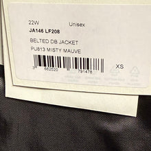 画像をギャラリービューアに読み込む, LEMAIRE ルメール 22AW BELTED DB JACKET シルク混ベルテッドテーラードジャケット JA146 LF208
