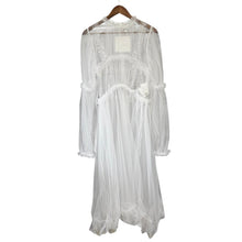 画像をギャラリービューアに読み込む, noir kei ninomiya ノワールケイニノミヤ 25SS MINI DRESS ナイロンチュールドレスワンピース 3O-O011 M ホワイト 14834
