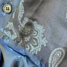 将图片加载到图库查看器，TOGA VIRILIS トーガビリリース 24SS Paisley jacquard shirt ペイズリー柄ジャガードシャツ TV241-FJ325 46 ブルー 15309
