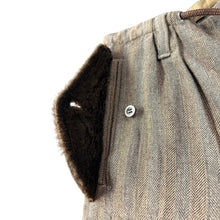 Lade das Bild in den Galerie-Viewer, DRIES VAN NOTEN ドリスヴァンノッテン 98AW ヘリンボーンウールイージーワイドパンツ 46 グレー 15750
