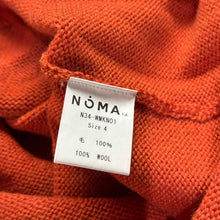 이미지를 갤러리 뷰어에 로드 , NOMA t.d. ノーマティーディー WISM別注 DAMEGE V NECK KNIT ダメージ加工Vネックニットセーター N34-WMKN01 4 オレンジ 14963
