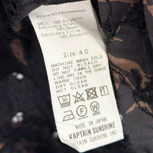 画像をギャラリービューアに読み込む, KAPTAIN SUNSHINE for UNITED ARROWS キャプテンサンシャイン ユナイテッドアローズ 25SS シャツジャケット KSUA25SSH01 40 ブラック 15291
