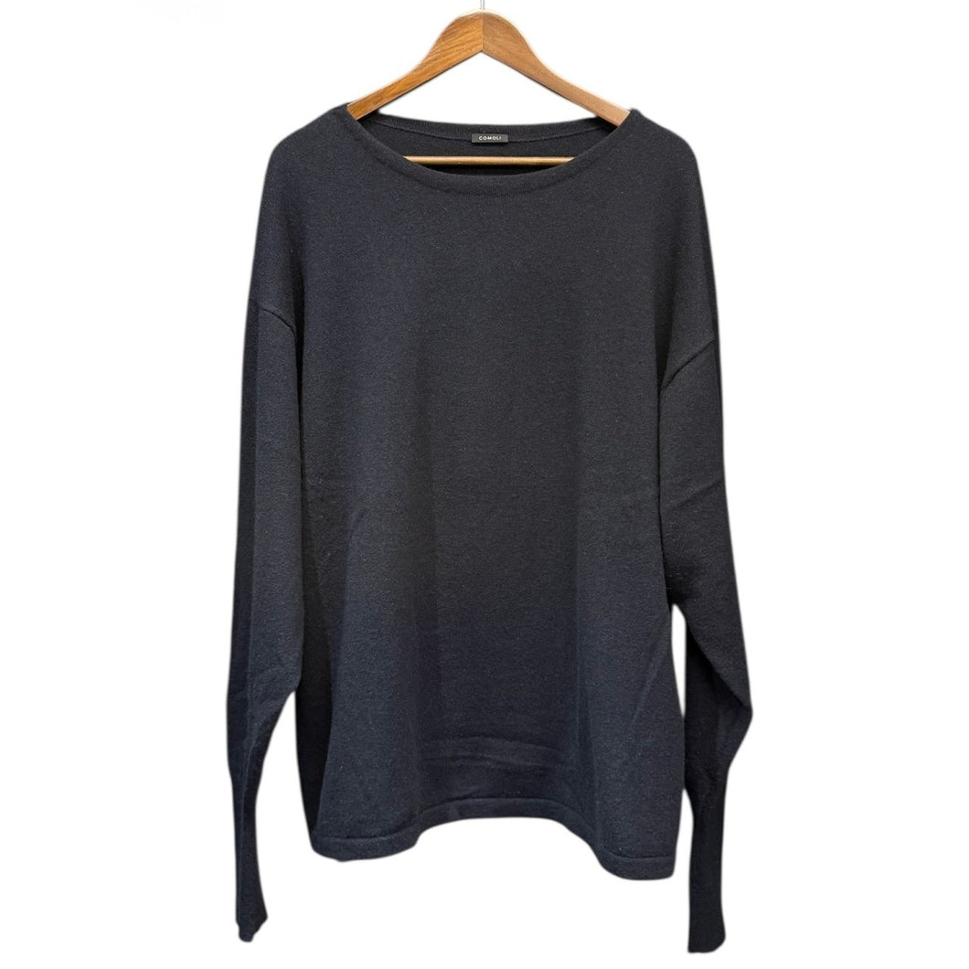 COMOLI コモリ 22AW カシミヤニット W03-06007 F ネイビー 15083