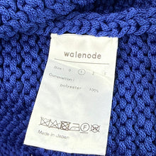 Lade das Bild in den Galerie-Viewer, walenode ウェルノード 24SS ボタンレスカーディガン 1 ブルー 15294
