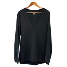 이미지를 갤러리 뷰어에 로드 , BATONER for L'ECHOPPE バトナー レショップ 23AW EX V NECK KNIT Vネックニット BN-23FM-081 L ブラック 15791
