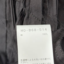 画像をギャラリービューアに読み込む, Yohji yamamoto POUR HOMME ヨウジヤマモトプールオム 24AW BROAD CHAIN STITCH BLOUSE WITH CLOTH ランダムステッチコットンロングシャツ HO-B68-514 14267
