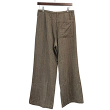 Lade das Bild in den Galerie-Viewer, DRIES VAN NOTEN ドリスヴァンノッテン 98AW ヘリンボーンウールイージーワイドパンツ 46 グレー 15750
