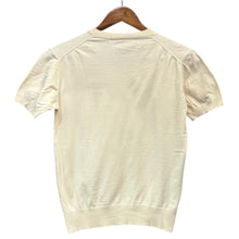 이미지를 갤러리 뷰어에 로드 , JUNYA WATANABE ジュンヤワタナベ 90's コットンVネック半袖ニット JN-100010 AD1997 アイボリー 14998
