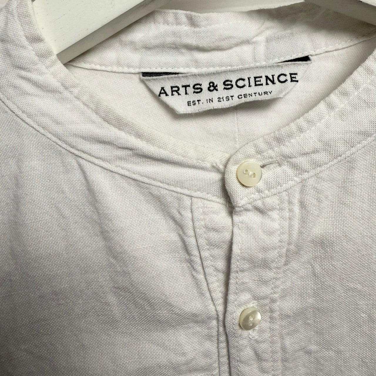 이미지를 갤러리 뷰어에 로드 , ARTS&SCIENCE アーツアンドサイエンス コットンリネンプルオーバーシャツ 0202-U6043-1058 13940