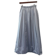 画像をギャラリービューアに読み込む, nagonstans ナゴンスタンス 26SS pleats design balloon skirt プリーツデザインバルーンスカート 470JS831-0441 M グレー 15538
