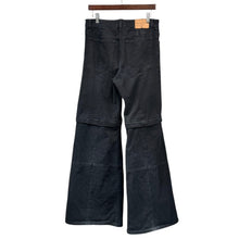 画像をギャラリービューアに読み込む, BALENCIAGA バレンシアガ Flared Cargo Pants 2WAYフレアパンツ 814423 XS ブラック 15699

