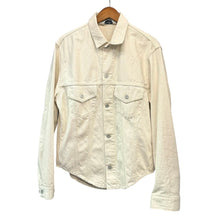 画像をギャラリービューアに読み込む, KURO クロ オーバーサイズデニムシャツジャケット 1 アイボリー 15214
