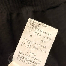 Load image into Gallery viewer, Y&#39;s ワイズ 23SS 七分袖ショート丈デザインカットソー YZ-T70-078 2 ブラック 14758
