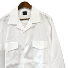 Load image into Gallery viewer, Yohji Yamamoto COSTUME D’HOMME ヨウジヤマモトコスチュームドオム SUIT BROAD CDH OPEN COLLAR SHIRT オープンカラーシャツ 2 ホワイト 14824
