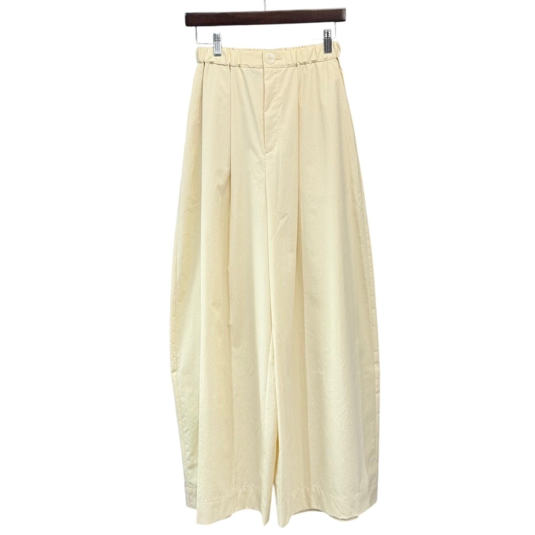 nagonstans ナゴンスタンス 25SS wide cocoon pants ワイドコクーンパンツ 470IA731-0271 オフホワイト M 14793