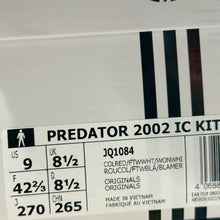 画像をギャラリービューアに読み込む, KITH×adidas キス アディダス 25SS Football Predator 2002 IC ローカットスニーカー 27cm JQ1084 レッド 15110
