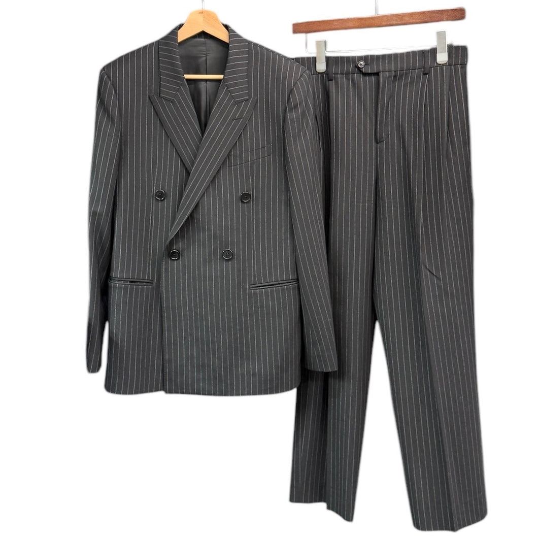 CELINE セリーヌ 21SS ストライプセットアップ ダブルブレストジャケット スケートスラックスパンツ 2V25D219M 2P498219M 14327