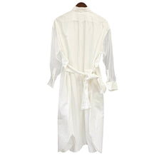 画像をギャラリービューアに読み込む, HYKE ハイク BIOTOP ビオトープ別注 20SS OXFORD SHIRT DRESS オックスフォードシャツドレスワンピース 201-26002 13766
