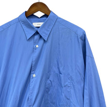 画像をギャラリービューアに読み込む, Graphpaper グラフペーパー 25SS Broad L/S Oversized Regular Collar Shirt コットンブロードオーバーサイズシャツ GM251-50001B 2 ブルー R14726
