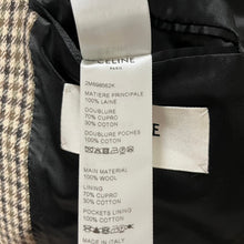 이미지를 갤러리 뷰어에 로드 , CELINE セリーヌ 21AW HIGH NECK COLLAR COAT IN HOUNDSTOOTH WOOL ハイネック千鳥格子コート 2M698562K

