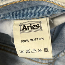 画像をギャラリービューアに読み込む, Aries アリーズ ウォッシュ加工デニムパンツ 32 ブルー 83
