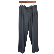 将图片加载到图库查看器，A.PRESSE アプレッセ 25AW Wool Wide Tapered Trousers ウールスラックスパンツ 25AAP-04-36 1 ネイビー 15763
