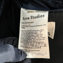 画像をギャラリービューアに読み込む, Acne Studios アクネストゥディオズ ストレッチ1Bテーラードジャケット NOEL COTTON SS14
