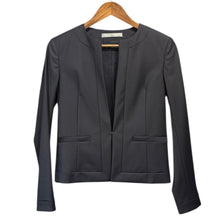 이미지를 갤러리 뷰어에 로드 , Theory luxe セオリーリュクス EXECUTIVE ノーカラージャケット ドレス スラックス 3点セットアップ ネイビー 14958
