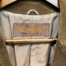 Lade das Bild in den Galerie-Viewer, YVES SAINT LAURENT イヴサンローラン コーデュロイクラシックトレンチコート ブラウン 15564
