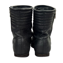 이미지를 갤러리 뷰어에 로드 , MIHARA YASUHIRO ミハラヤスヒロ SOSU 08SS Wrinkled Boots サイドジップレザーブーツ  83120800 25cm ブラック 15470

