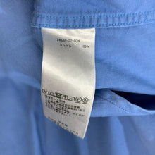 Lade das Bild in den Galerie-Viewer, A.PRESSE アプレッセ 24SS Double Weave TwillRegular Collar Shirt 反応染レギュラーカラーシャツ 3 ブルー 24SAP-02-03H 15040
