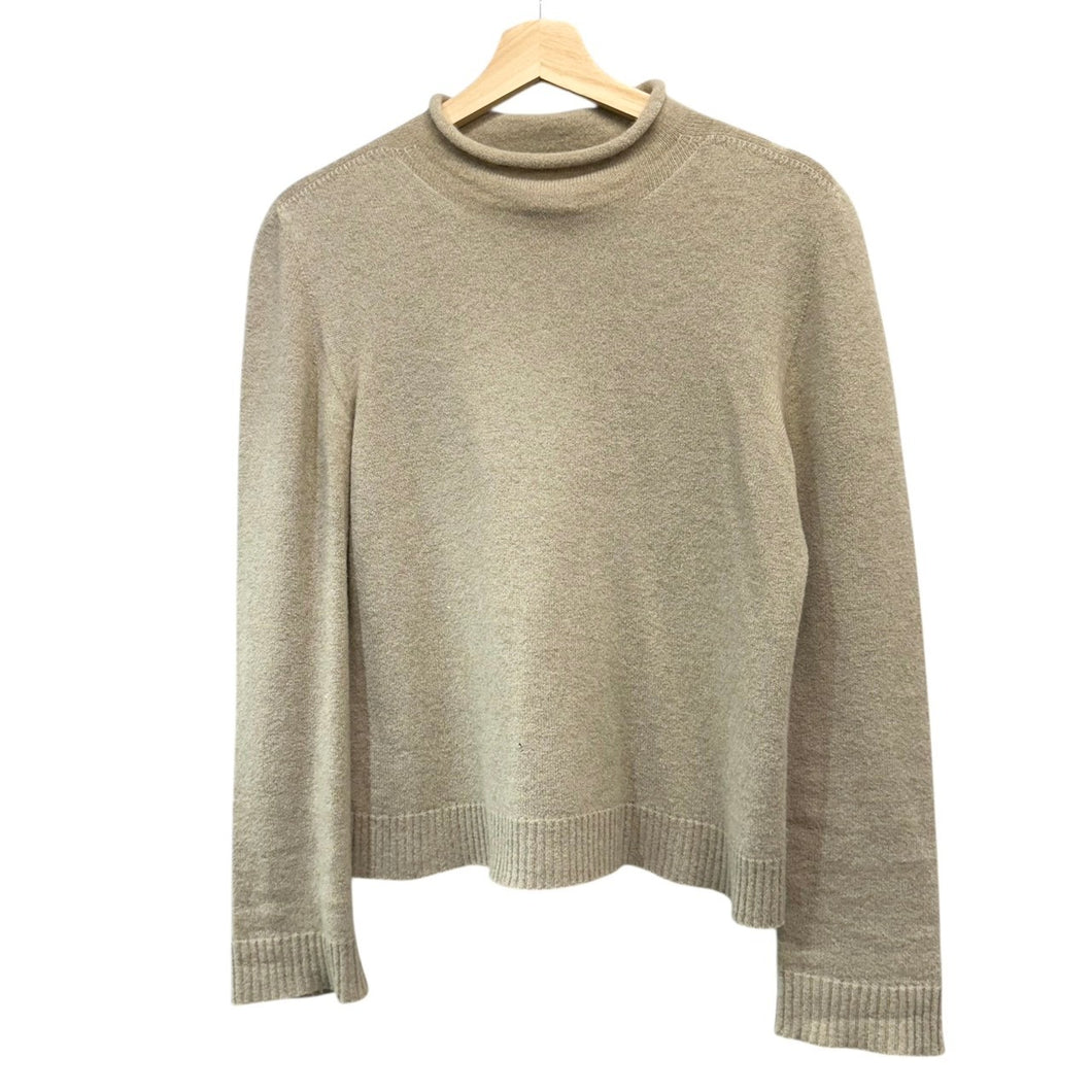 HERMES エルメス マルジェラ期 ボトルネックカシミヤニット SM ベージュ 14935