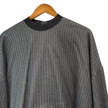 画像をギャラリービューアに読み込む, ENFOLD エンフォルド 22AW LAYERED PULLOVER レイヤードプルオーバーストライプシャツ 300FA230-1970 38 グレー R14708
