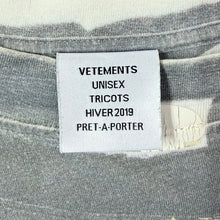 将图片加载到图库查看器，VETEMENTS ヴェトモン Weltschmerz Rammstein Longsleeve T Shirt ラムシュタインカットソー UAH19TR328 S グレー 15430
