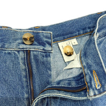 Load image into Gallery viewer, Cristaseya クリスタセヤ BLEACHED DENIM PLEATED TROUSERS デニムパンツ S ブルー 15355
