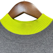 画像をギャラリービューアに読み込む, ENFOLD エンフォルド 24AW LAYERED NECK BOX PULLOVER レイヤードスリットデザインニット 300HA270-2240 グレー 38 15021
