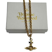이미지를 갤러리 뷰어에 로드 , Vivienne Westwood ヴィヴィアンウエストウッド TINY ORB タイニーオーブネックレス 工場刻印 ゴールド 14367
