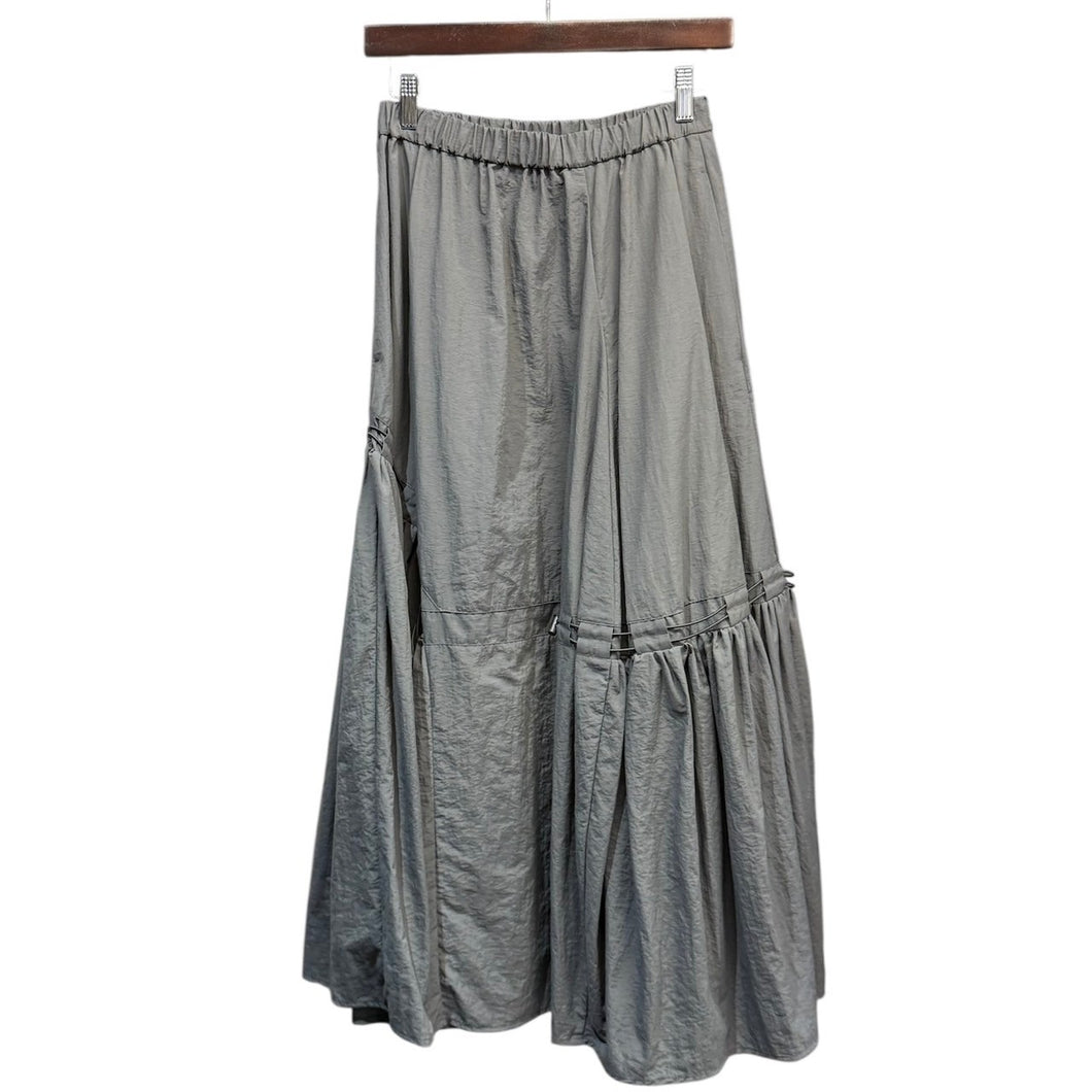 nagonstans ナゴンスタンス 23SS asymmetry drawstring skirt アシンメトリースカート 470GS431-0360 M グレー 14699