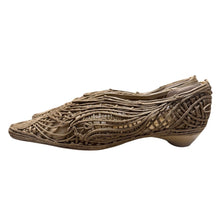 画像をギャラリービューアに読み込む, Mame Kurogouchi マメクロゴウチ 23SS Cord Embroidery Egg Heel Pumps コード刺繍エッグヒールパンプス MM23SS-AC305 14203
