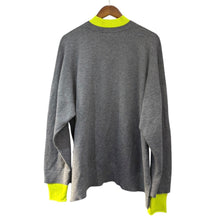 画像をギャラリービューアに読み込む, ENFOLD エンフォルド 24AW LAYERED NECK BOX PULLOVER レイヤードスリットデザインニット 300HA270-2240 グレー 38 15021
