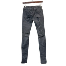 将图片加载到图库查看器，HELMUT LANG ヘルムートラング destroy overdye skinny ストレッチスキニーパンツ 24 ブラック 15483
