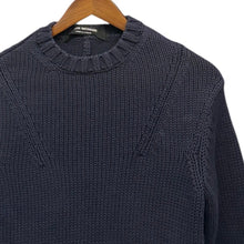 이미지를 갤러리 뷰어에 로드 , JUNYA WATANABE ジュンヤワタナベ 90's コットンクルーネックニット AD1998 JN-100010 ネイビー 15001
